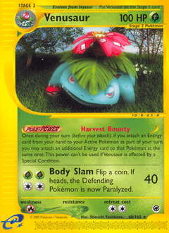 Venusaur 68/165 — Expedition Base Set