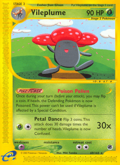 Vileplume 69/165 — Expedition Base Set