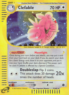Clefable 7/165 — Expedition Base Set