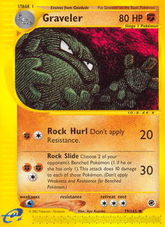 Graveler 79/165 — Expedition Base Set