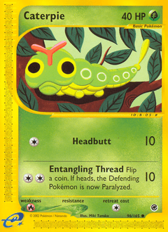 Caterpie 96/165 — Expedition Base Set