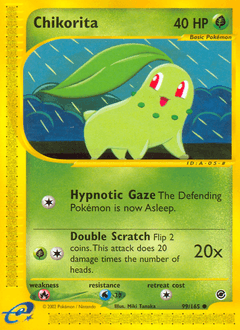 Chikorita 99/165 — Expedition Base Set