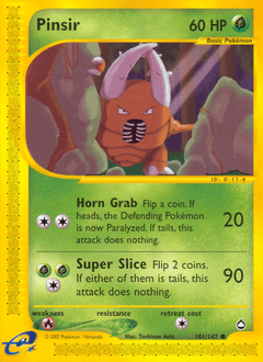 Pinsir 101/147 — Aquapolis