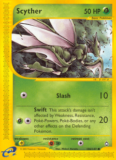 Scyther 106/147 — Aquapolis