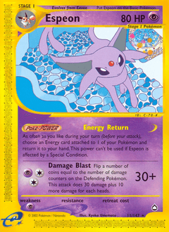 Espeon 11/147 — Aquapolis