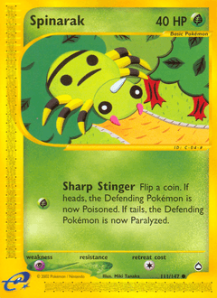 Spinarak 111/147 — Aquapolis
