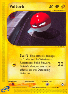Voltorb 115/147 — Aquapolis