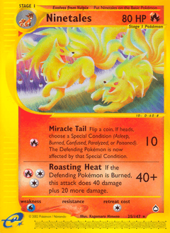 Ninetales 25/147 — Aquapolis