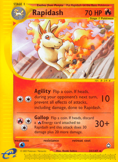 Rapidash 31/147 — Aquapolis