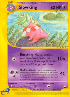 Slowking 34/147 — Aquapolis