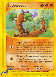 Sudowoodo 36/147 — Aquapolis