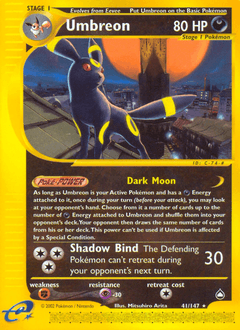 Umbreon 41/147 — Aquapolis