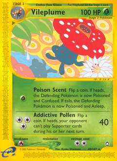 Vileplume 43/147 — Aquapolis