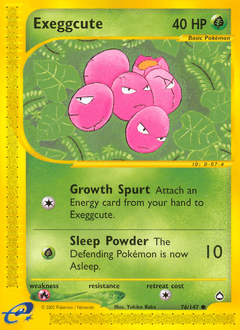 Exeggcute 76/147 — Aquapolis