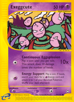 Exeggcute 77/147 — Aquapolis