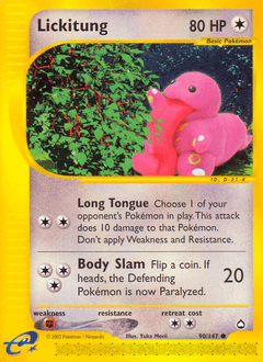 Lickitung 90/147 — Aquapolis