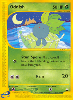 Oddish 97/147 — Aquapolis