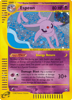 Espeon H9/147 — Aquapolis