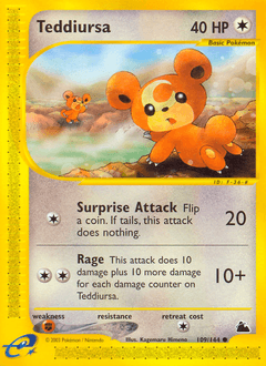 Teddiursa 109/144 — Skyridge