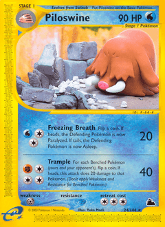 Piloswine 24/144 — Skyridge