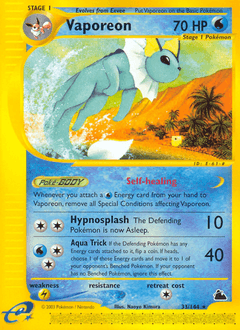 Vaporeon 33/144 — Skyridge