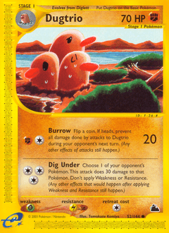 Dugtrio 52/144 — Skyridge