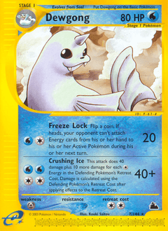 Dewgong 7/144 — Skyridge