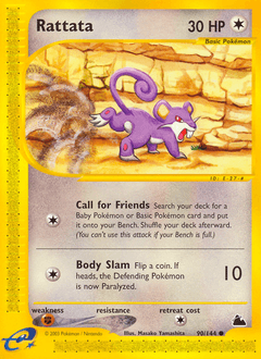 Rattata 90/144 — Skyridge