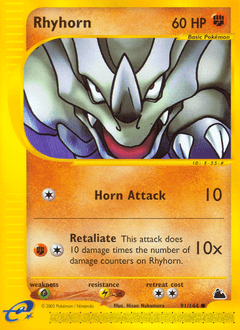 Rhyhorn 91/144 — Skyridge