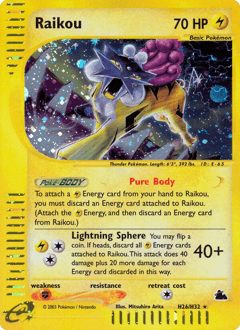 Raikou H26/144 — Skyridge