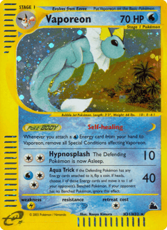 Vaporeon H31/144 — Skyridge