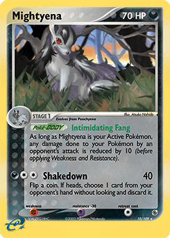Mightyena 10/109 — Ruby & Sapphire