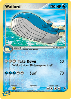 Wailord 14/109 — Ruby & Sapphire