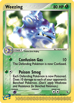 Weezing 24/109 — Ruby & Sapphire