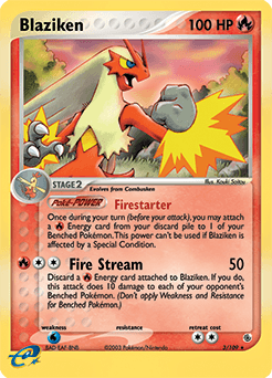 Blaziken 3/109 — Ruby & Sapphire