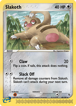 Slakoth 45/109 — Ruby & Sapphire