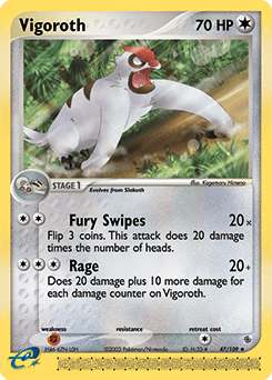 Vigoroth 47/109 — Ruby & Sapphire