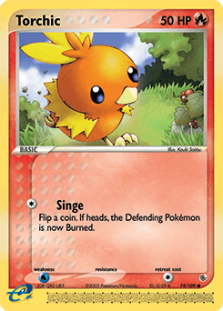 Torchic 74/109 — Ruby & Sapphire