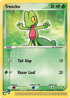 Treecko 76/109 — Ruby & Sapphire