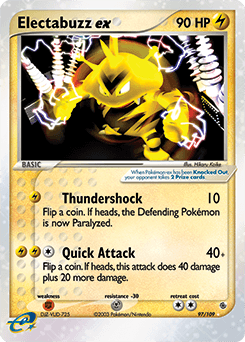 Electabuzz ex 97/109 — Ruby & Sapphire