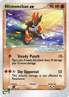 Hitmonchan ex 98/109 — Ruby & Sapphire
