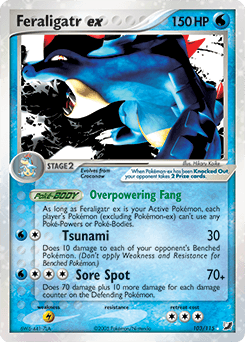 Feraligatr ex 103/115 — Unseen Forces