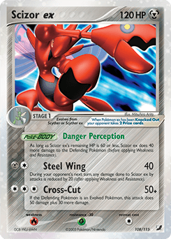 Scizor ex 108/115 — Unseen Forces