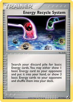 Energy Recycle System 81/115 — Unseen Forces