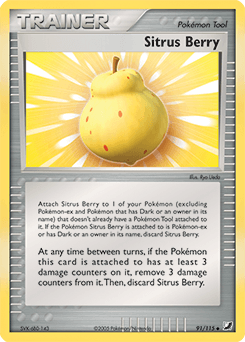 Sitrus Berry 91/115 — Unseen Forces