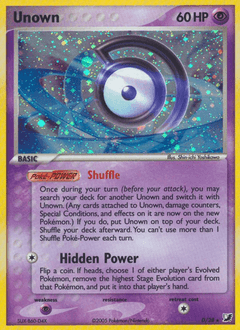 Unown D/115 — Unseen Forces