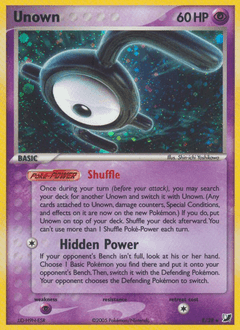 Unown E/115 — Unseen Forces