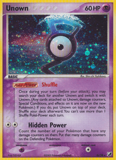 Unown G/115 — Unseen Forces