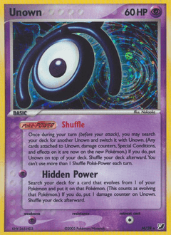 Unown M/115 — Unseen Forces