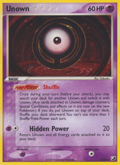 Unown O/115 — Unseen Forces